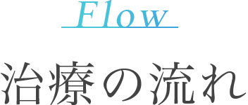 Flow 治療の流れ